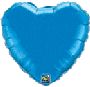 Sapphire Heart Mylar Balloon